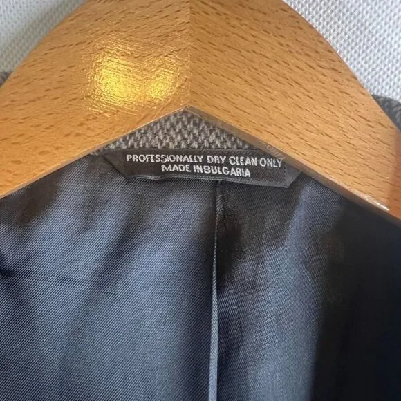 Croft & Barrow Tweed Wool Blend Single Breasted Blazer Jacket Size 44L - Picture 6 of 12